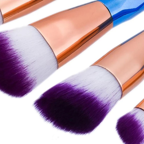 Colourful 13-piece Makeup Brush Set - Picture 4 of 5